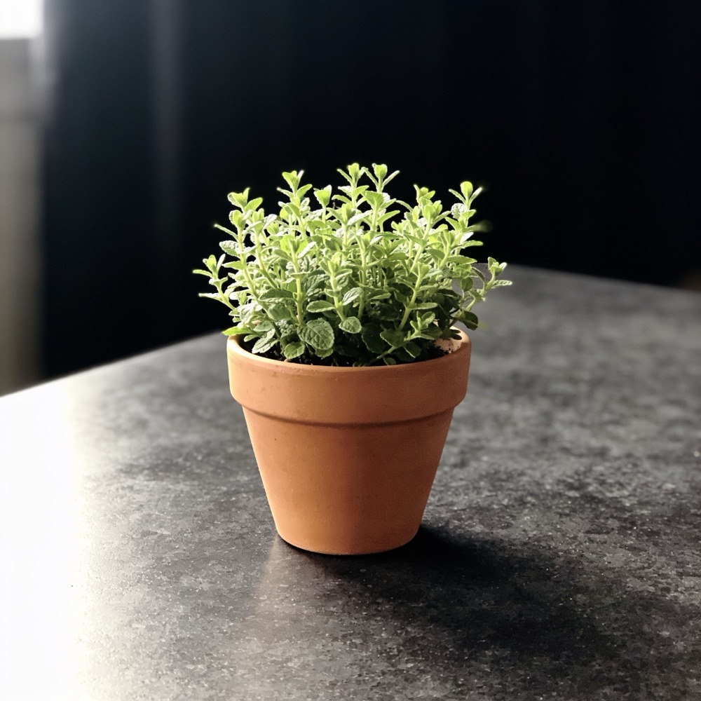 Terracotta flowerpot