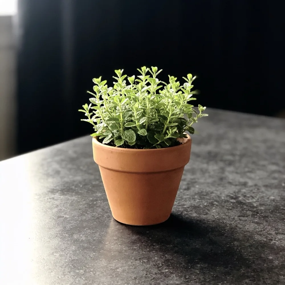 Terracotta flowerpot