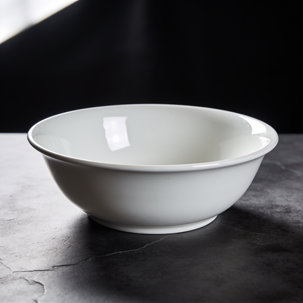 White bowl