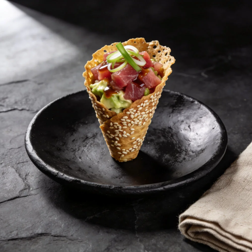 Ahi Tuna Tartare Cone