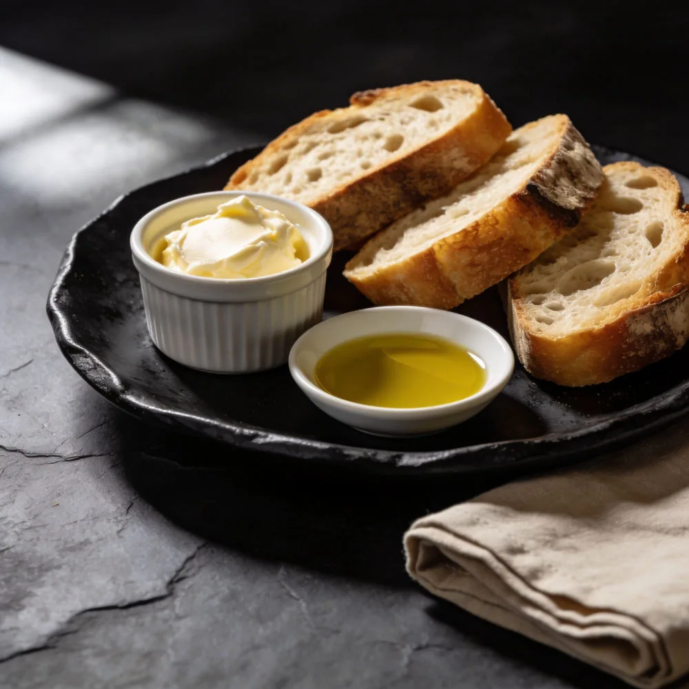 Warm Artisan Bread & Butter
