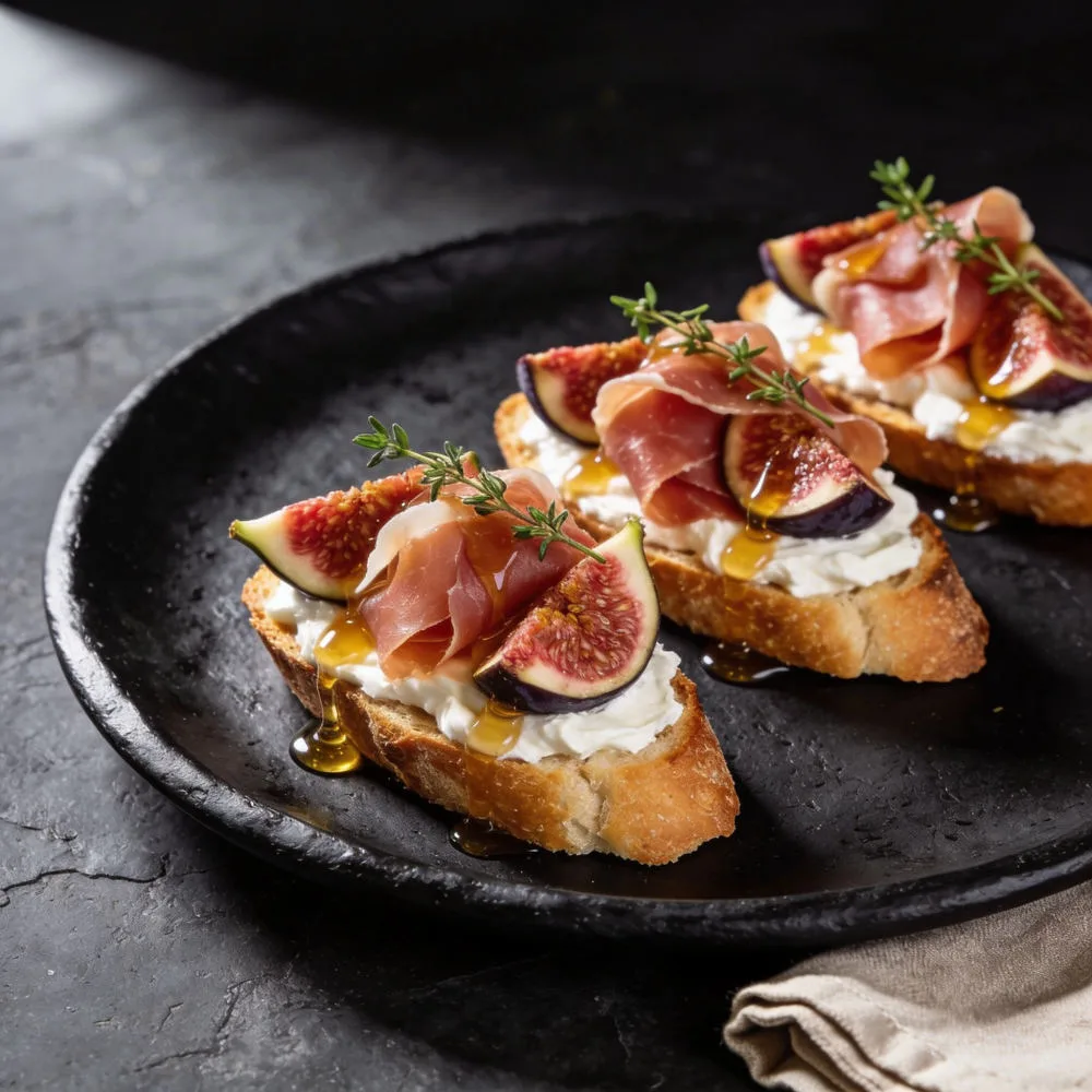 Fig & Prosciutto Crostini