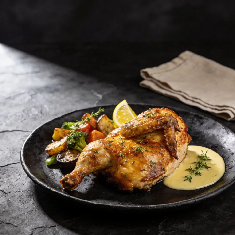 Herb-Roasted Free-Range Chicken
