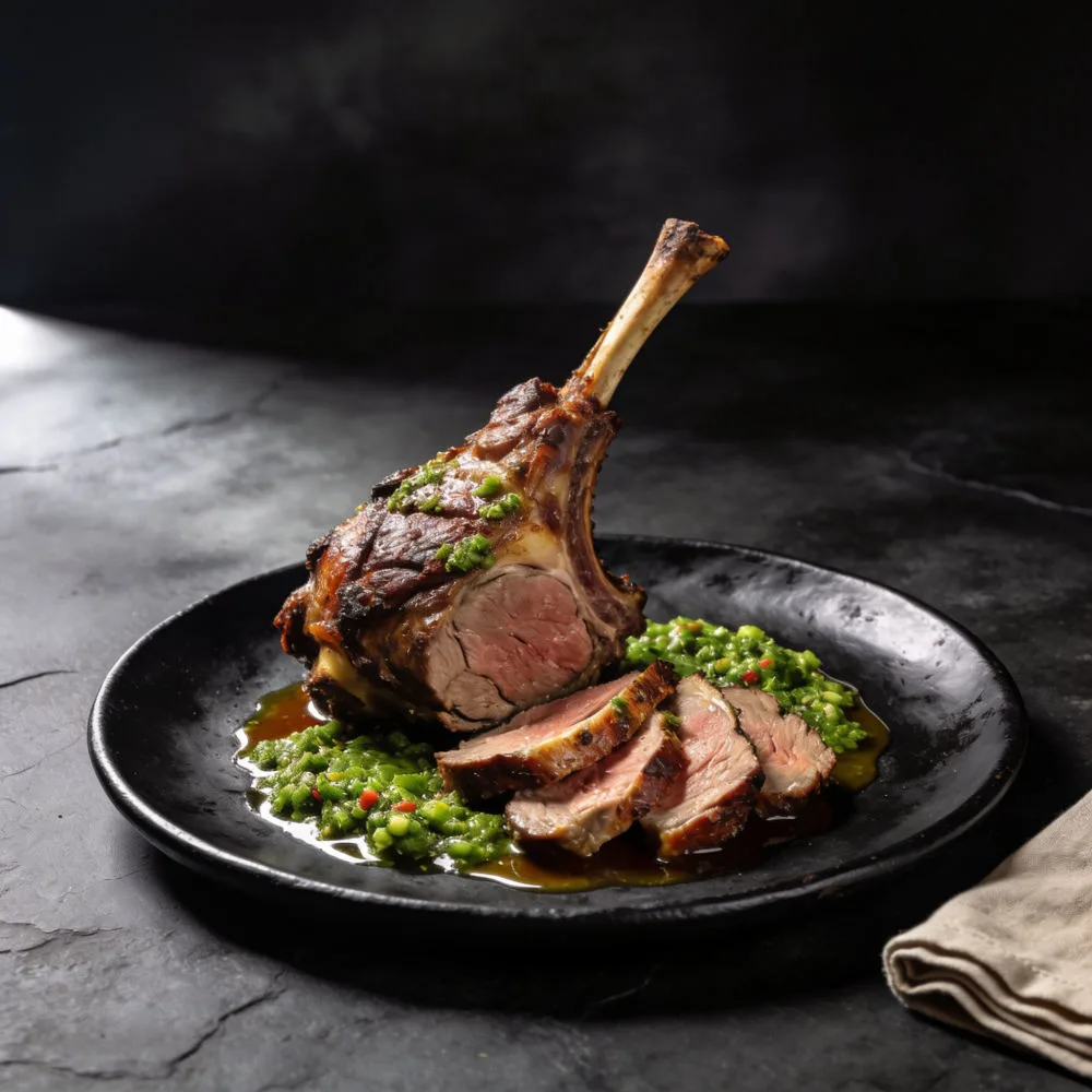 Roast lamb shoulder