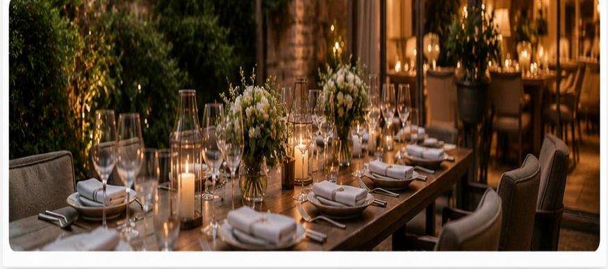 Private Dinners at Home & Venues